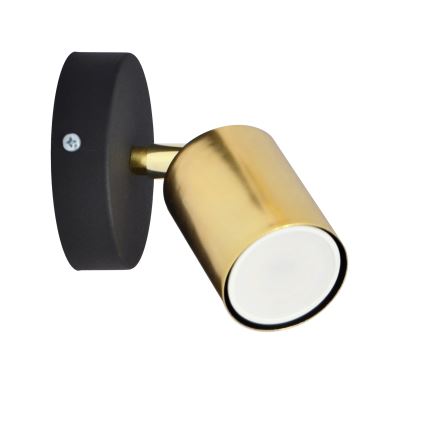 LED Nástenné bodové svietidlo TUNE 1xGU10/4,8W/230V zlatá/čierna