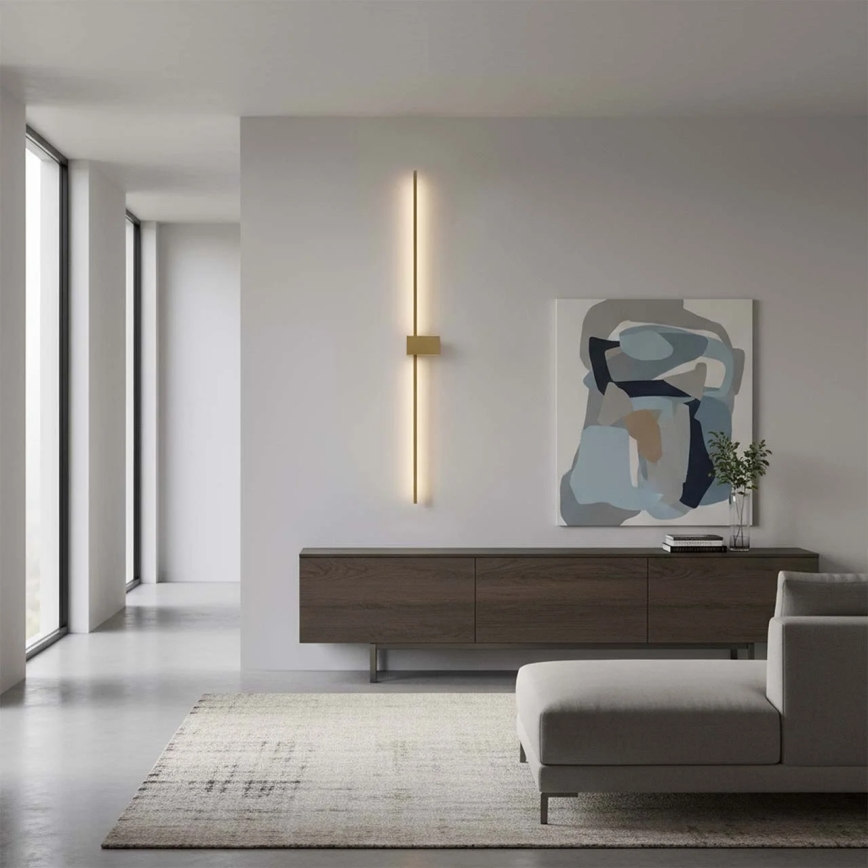 LED nástenné svietidlo AISHA LED/20W/230V 4000K 120 cm zlaté