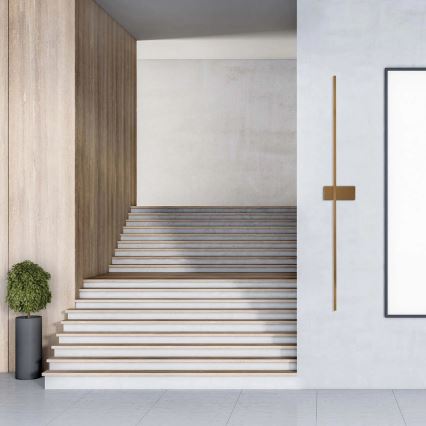 LED nástenné svietidlo AISHA LED/20W/230V 4000K 120 cm zlaté