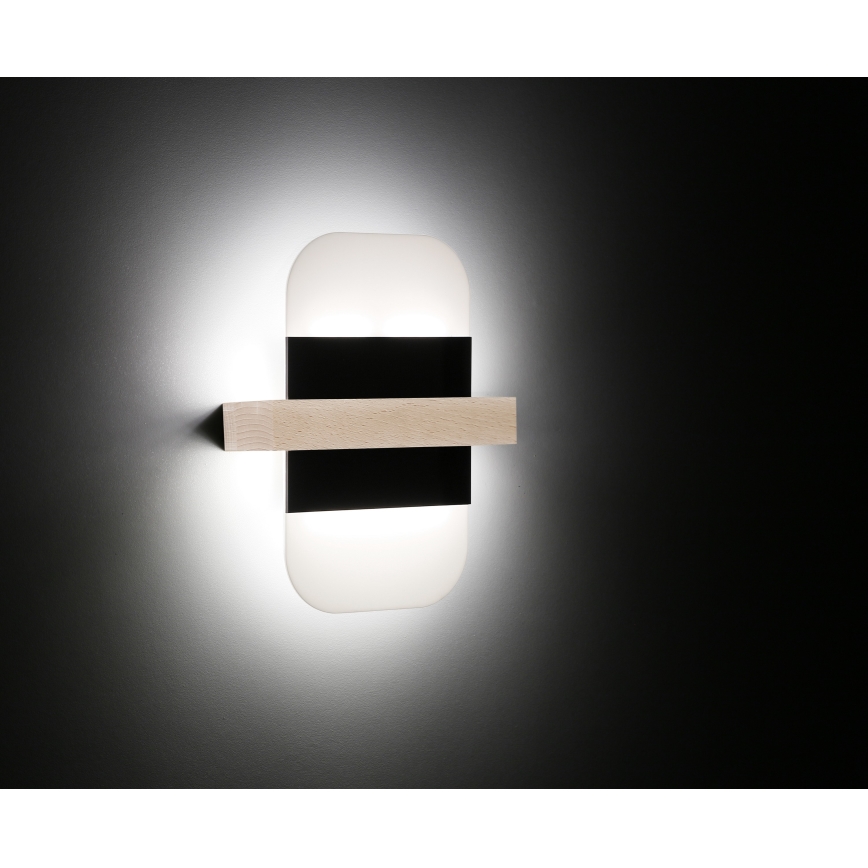 LED Nástenné svietidlo APRIL LED/6W/230V biela/čierna