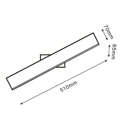LED nástenné svietidlo BERNADETTA LED/10W/230V 4000K biela