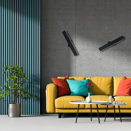 LED Nástenné svietidlo BERNADETTA LED/10W/230V 4000K čierna