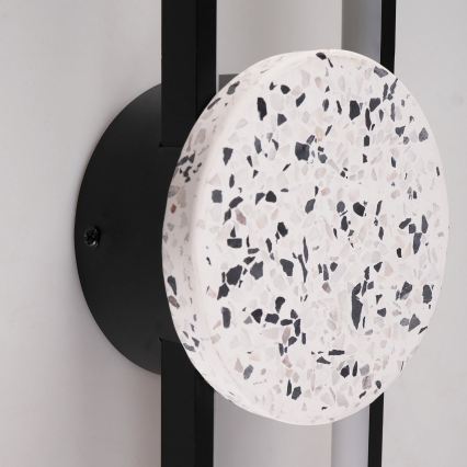 LED Nástenné svietidlo FLORENTYNA LED/24W/230V 4000K čierna/biela