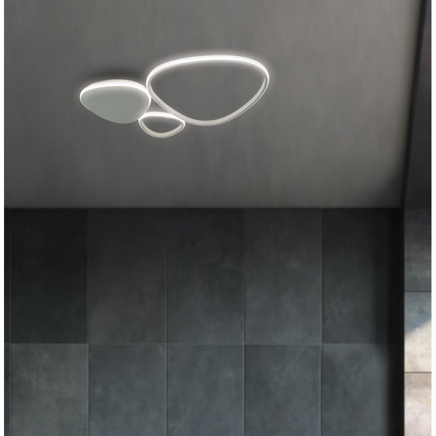 LED nástenné svietidlo HELIX LED/33W/230V sivé