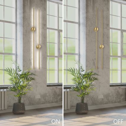 LED nástenné svietidlo LANA LED/12W/230V 4000K matné zlaté