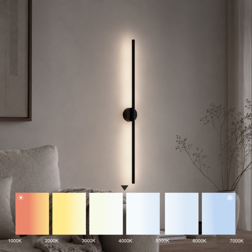 LED nástenné svietidlo LANA LED/7W/230V 4000K čierna