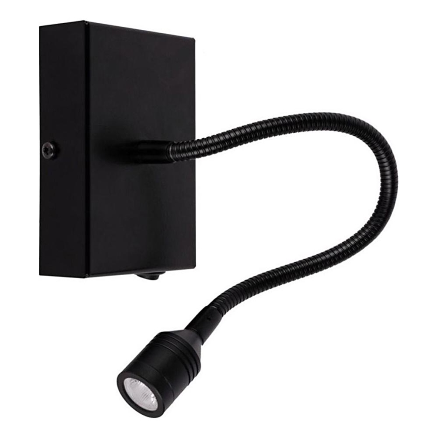 LED Nástenné svietidlo LECTOR LED/2,5W/230V čierna
