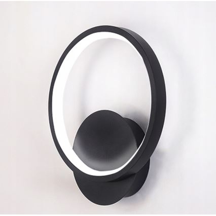 LED nástenné svietidlo LED/14W/230V čierne