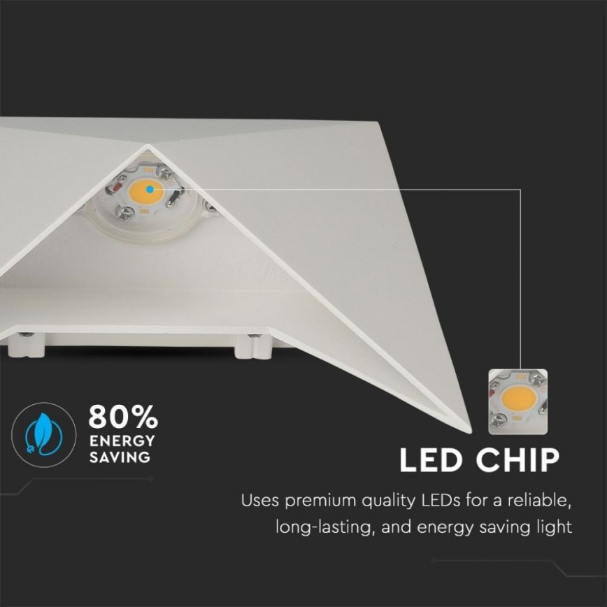 LED Nástenné svietidlo LED/5W/230V 4000K IP65 biele