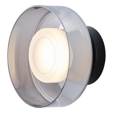 LED Nástenné svietidlo LED/8W/230V 3000K čierna/dymová