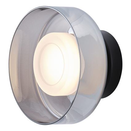 LED Nástenné svietidlo LED/8W/230V 3000K čierna/dymová