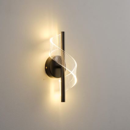 LED Nástenné svietidlo LED/8W/230V 3000K čierna