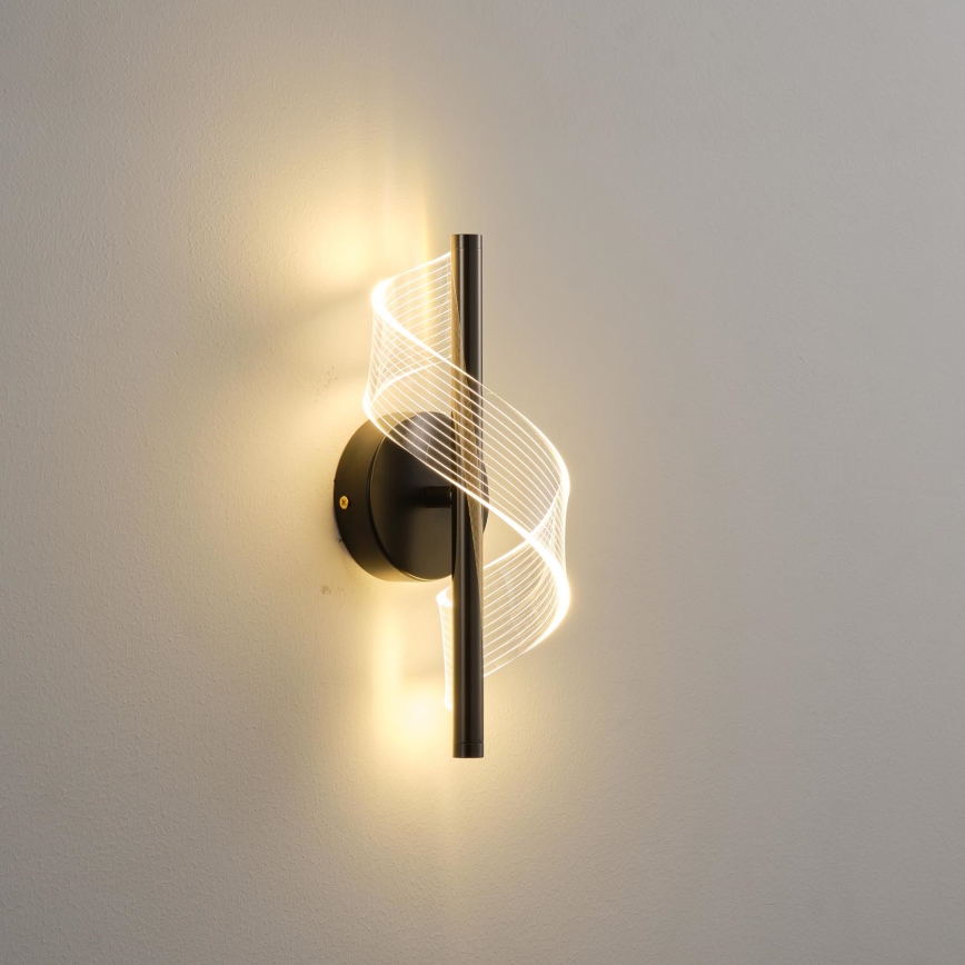 LED Nástenné svietidlo LED/8W/230V 3000K čierna