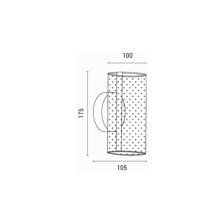 LED Nástenné svietidlo LED/8W/230V 3000K