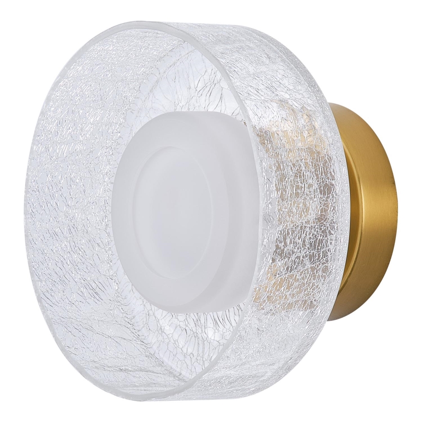 LED Nástenné svietidlo LED/8W/230V 3000K zlatá/číra