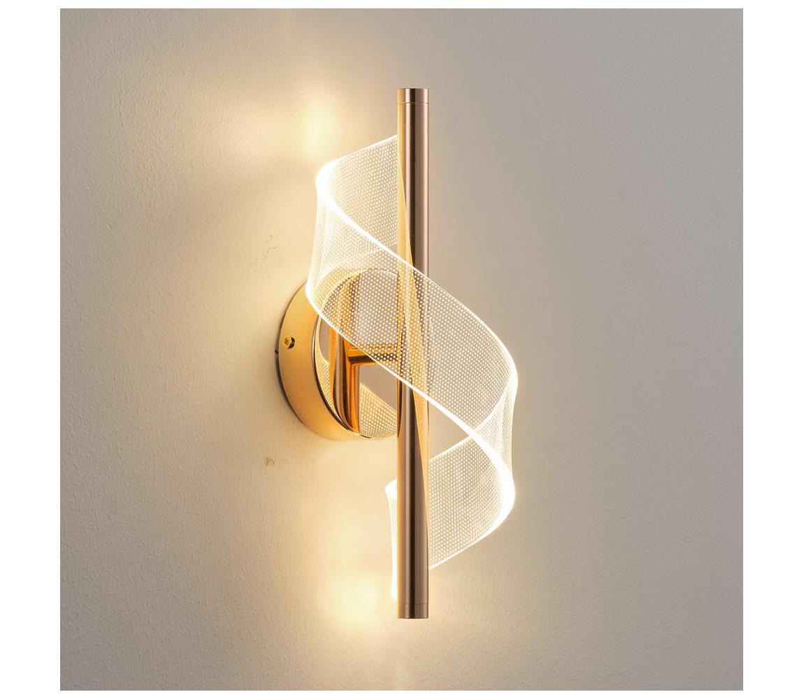 Eurolamp LED Nástenné svietidlo LED/8W/230V 3000K zlatá