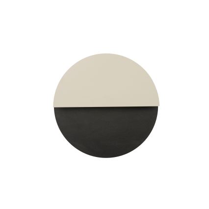 LED Nástenné svietidlo LUNA LED/7W/230V pr. 26 cm čierna/béžová