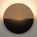 LED Nástenné svietidlo LUNA LED/7W/230V pr. 26 cm čierna/béžová