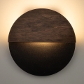 LED Nástenné svietidlo LUNA LED/7W/230V pr. 26 cm čierna/hnedá