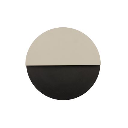 LED Nástenné svietidlo LUNA LED/7W/230V pr. 36 cm čierna/béžová