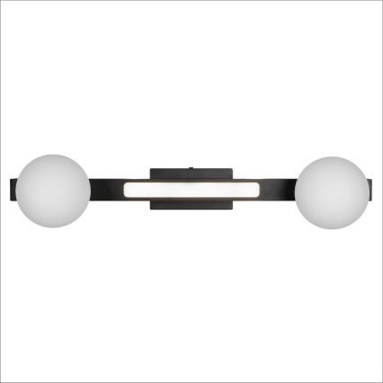 LED Nástenné svietidlo MAGNET LED/13W/230V + 2xG9/60W 3000/4000K čierna