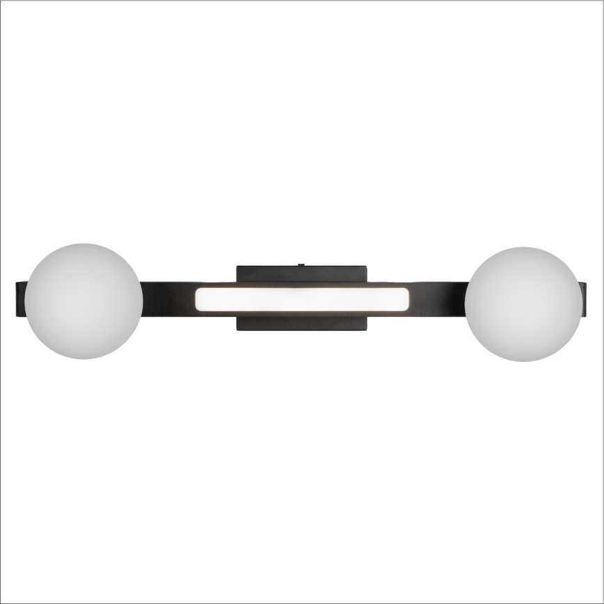 LED Nástenné svietidlo MAGNET LED/13W/230V + 2xG9/60W 3000/4000K čierna