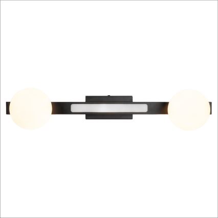 LED Nástenné svietidlo MAGNET LED/13W/230V + 2xG9/60W 3000/4000K čierna