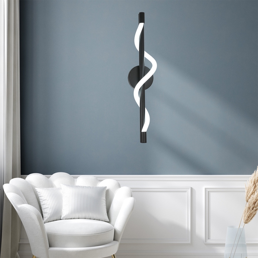 LED Nástenné svietidlo MELECA LED/12W/230V 3000/4000/6000K čierna