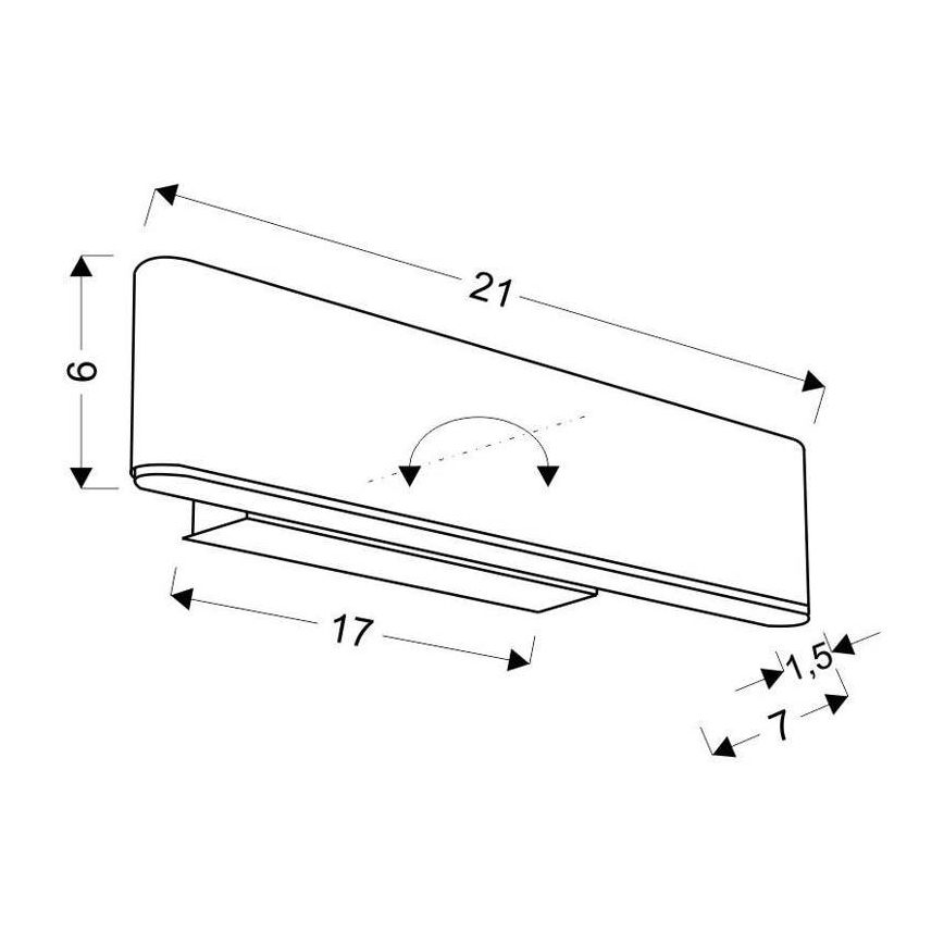 LED Nástenné svietidlo NICOLETTA LED/4W/230V
