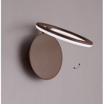 LED nástenné svietidlo PALERMO LED/16W/230V hnedé