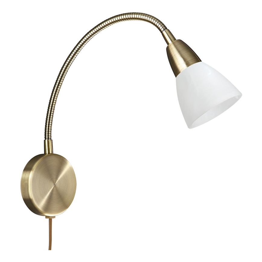 LED nástenné svietidlo s vypínačom SINGLE SPOT 1xE14/6W/230V