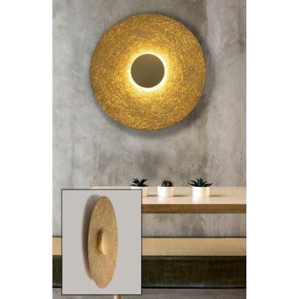 LED Nástenné svietidlo SOLE LED/7W/230V pr. 44 cm zlatá