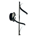 LED Nástenné svietidlo TWIST LED/12W/230V čierna