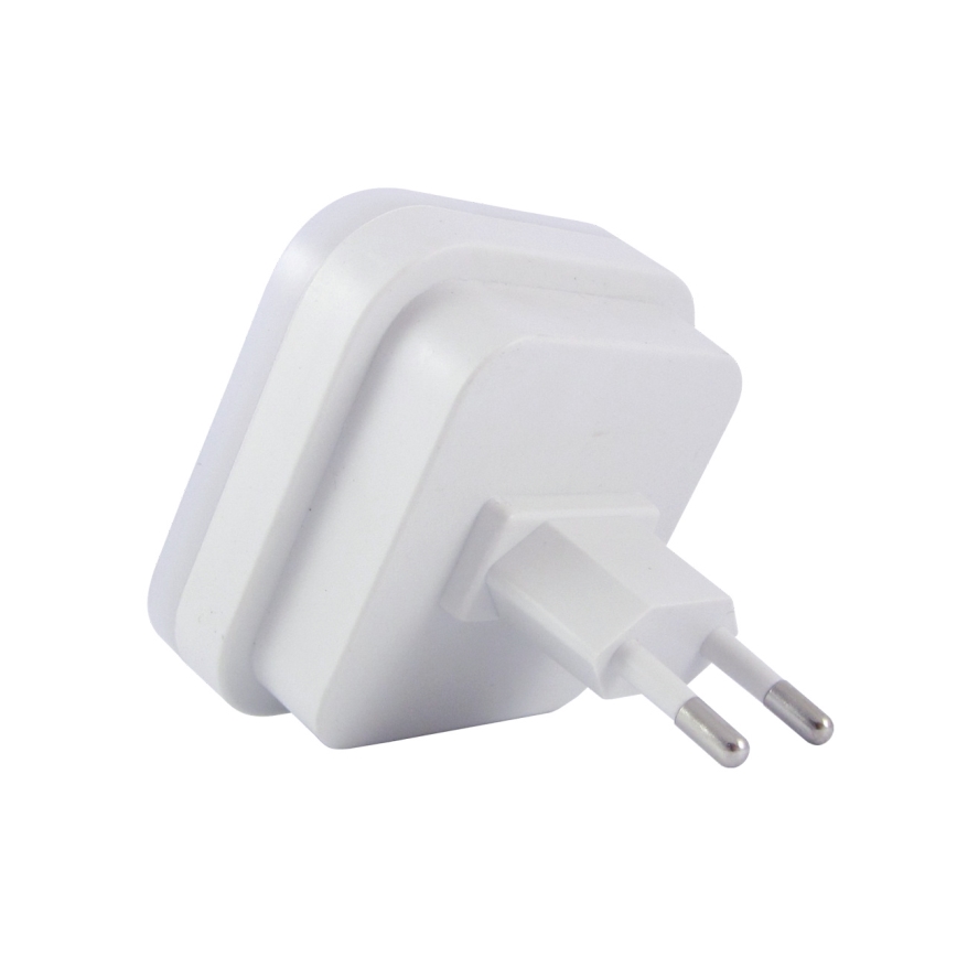 LED nočné svetlo so senzorom LED/0,5W/230V biele