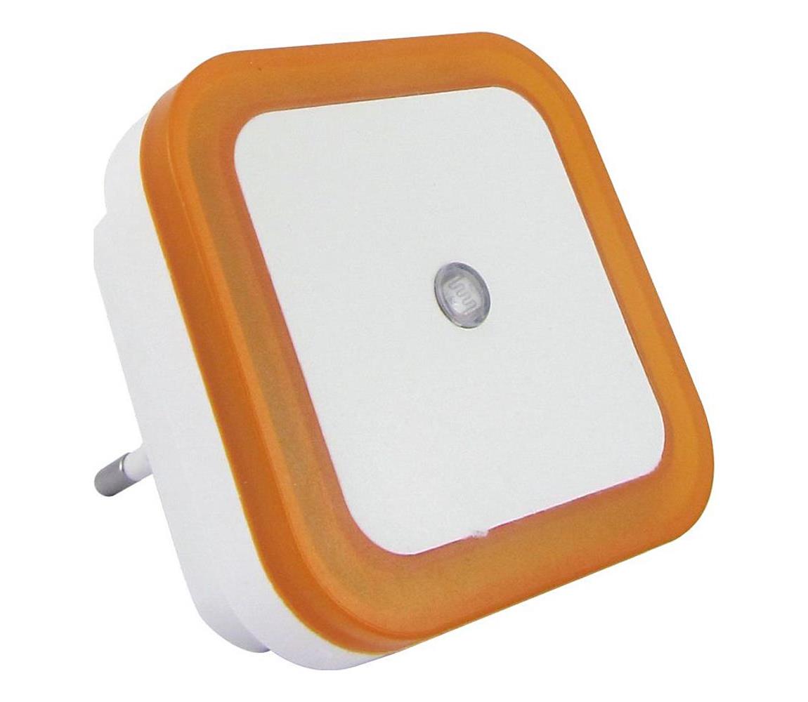 LED nočné svetlo so senzorom súmraku, LED/0,5 W/230 V, oranžové 034 0000188