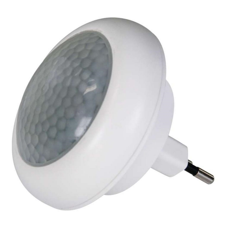 LED Nočné svietidlo do zásuvky so senzorom LED/0,5W/230V