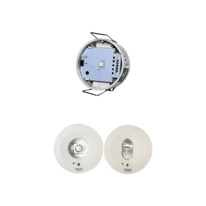 LED Núdzové podhľadové svietidlo LED/1,2W/230V 6000K