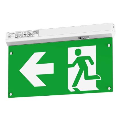 LED Núdzové svietidlo EMERGENCY EXIT LED/2,5W/230V 4v1 6000K