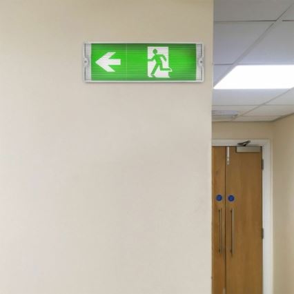 LED Núdzové svietidlo EMERGENCY EXIT LED/3W/230V 6400K IP65