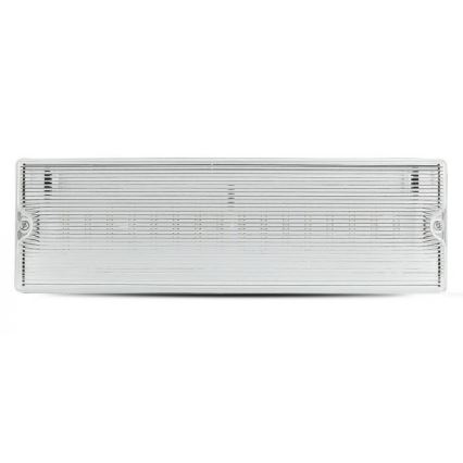 LED Núdzové svietidlo EMERGENCY EXIT LED/3W/230V IP65 6000K 1200mAh