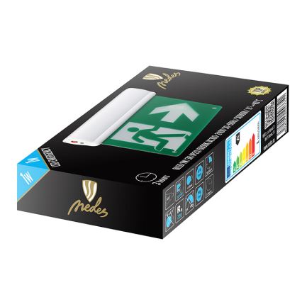 Nedes LEL201 - LED Núdzové svietidlo LED/1W/240V 6000K
