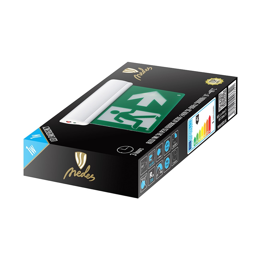 Nedes LEL201 - LED Núdzové svietidlo LED/1W/240V 6000K