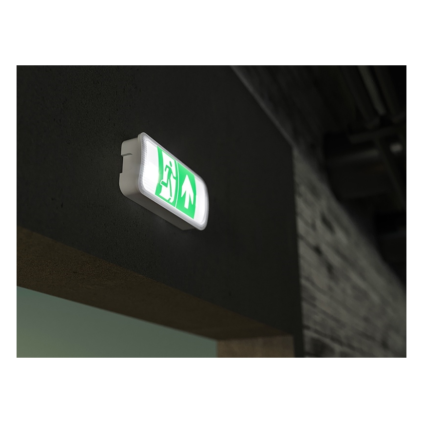 LED Núdzové svietidlo VIRGO EVO LED/1W/230V 6000K IP65