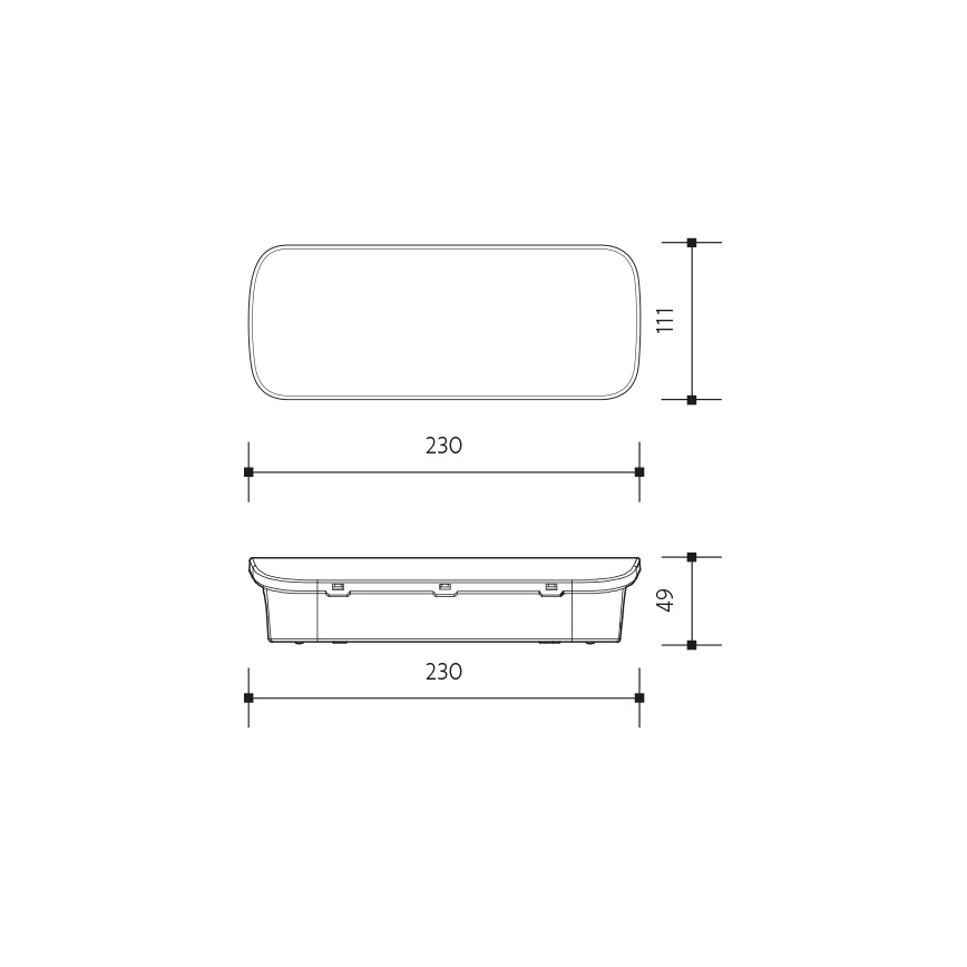 LED Núdzové svietidlo VIRGO EVO LED/1W/230V 6000K IP65