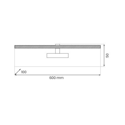 LED Obrazové svietidlo PRADO LED/11W/230V biela