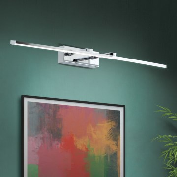 LED Obrazové svietidlo PUBLIO LED/15W/230V 75 cm lesklý chróm