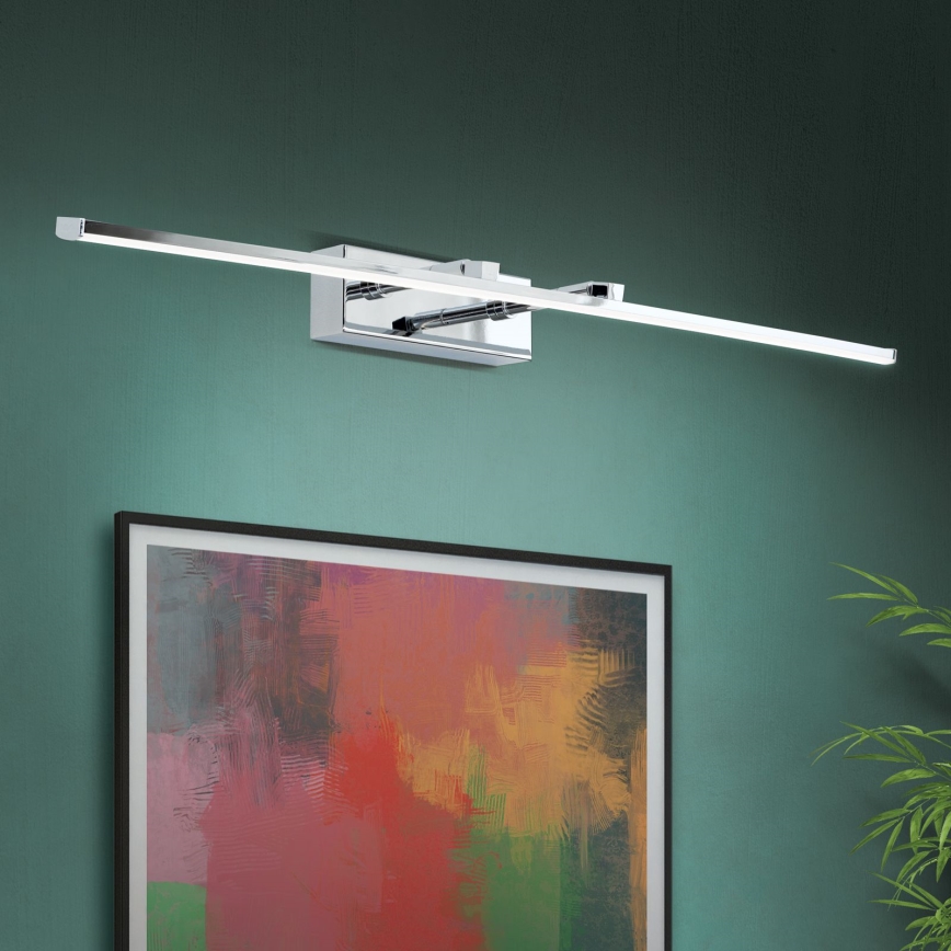 LED Obrazové svietidlo PUBLIO LED/15W/230V 75 cm lesklý chróm