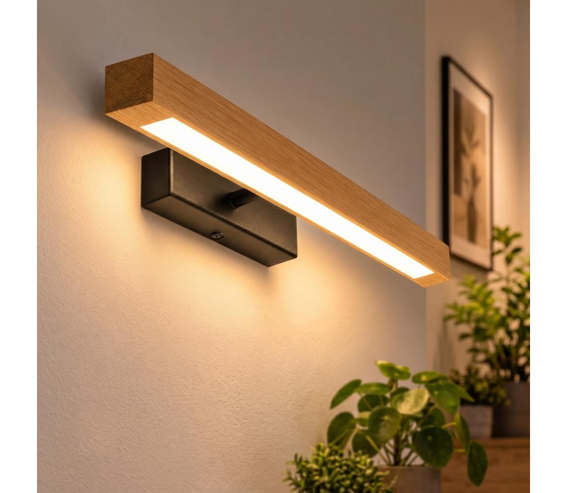 LED obrazové svietidlo VERDE LED/5,5W/230V 3000K 46 cm dub/čierna K-1.292/LED/DĄB