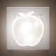 LED Orientačné svietidlo do zásuvky LED/1W/230V jablko