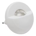 LED Orientačné svietidlo do zásuvky so senzorom LED/1W/230V 6000K